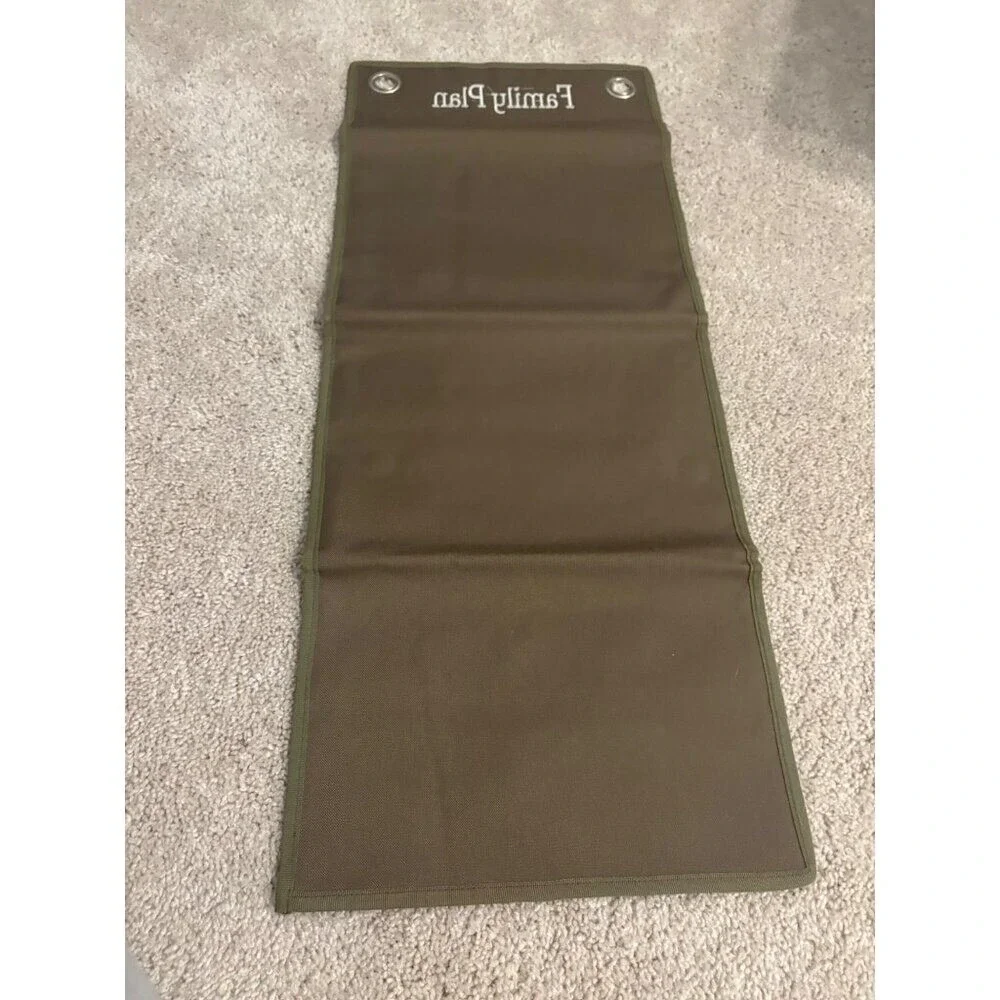 Thirty One 31Family Plan‎ Hanging Organizer With 5 Pockets Gray Pin Dot Design